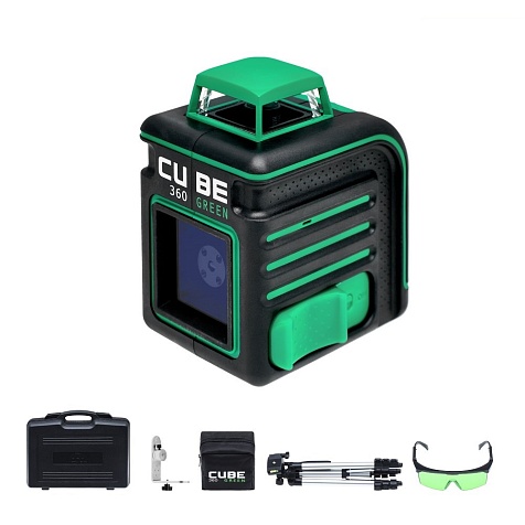 Нивелир лазерный линейный ADA CUBE 360 ULTIMATE EDITION GREEN LASER (A00470)