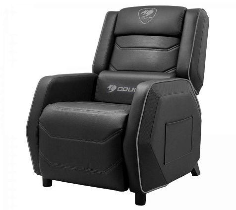 Кресло-софа геймерское, дышащая экокожа Cougar RANGER S Black