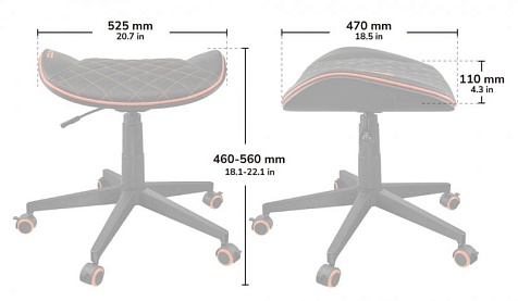 Игровой стул с мягкой обивкой, дышащая экокожа Cougar Crosser