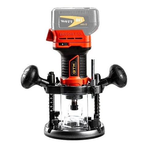 Фрезер аккумуляторный GTM R18/55BL (каркас)