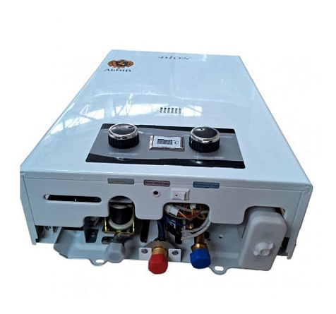 Газовая колонка ДИОН JSD 08 дисплей белая (серая вставка)