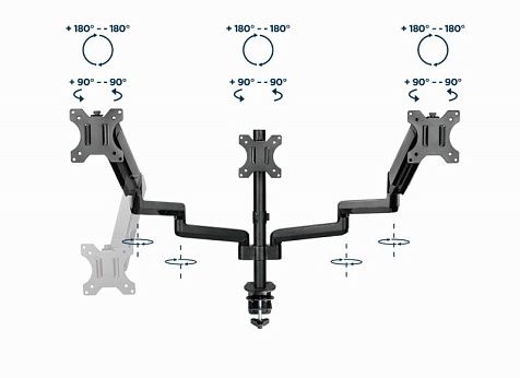 Кронштейн для монитора Gembird MA-DA3-01