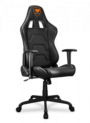 Кресло геймерское, дышащая экокожа Cougar Armor ELITE (Black)