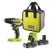 Шуруповерт аккумуляторный Ryobi R18DD5-220S