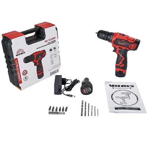 Дрель-шуруповерт аккумуляторный Vitals AU 12/2KP