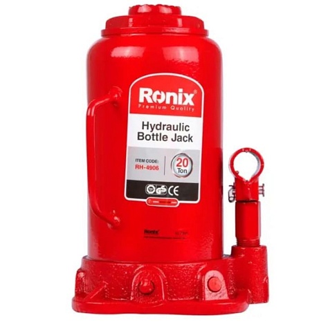 Домкрат гидравлический бутылочный Ronix RH-4906 (20т)