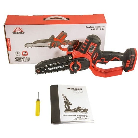 Пила цепная аккумуляторная Vitals AKZ 1815-2n
