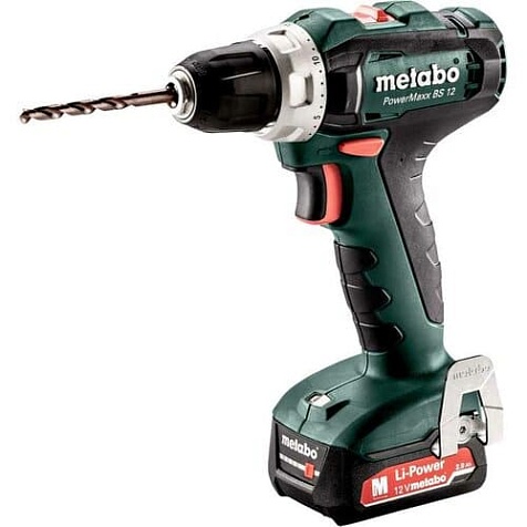 Шуруповерт аккумуляторный Metabo PowerMaxx BS 12 (601036500)