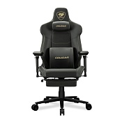 Кресло геймерское, дышащая экокожа Cougar ARMOR EVO M Gold