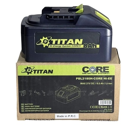 Аккумулятор TITAN PBL2180H-CORE Hi-EE