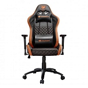 Крісло геймерське, дихаюча екошкіра Cougar Armor PRO Black/Orange