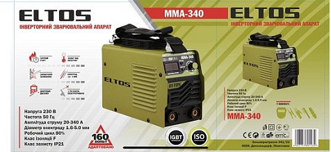 Сварочный инвертор ELTOS ММА-340