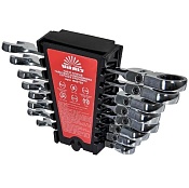 Набор ключей гаечных комбинированных храповых гибких Vitals Master 8-19 мм (186655)