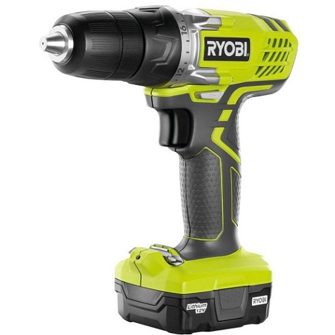 Шуруповерт аккумуляторный Ryobi R12SD-LL13S