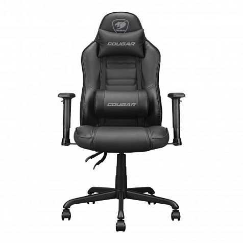 Кресло геймерское, дышащая экокожа Cougar Fusion S Black