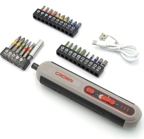 Отвёртка аккумуляторная CROWN CT22053-TB (410895)