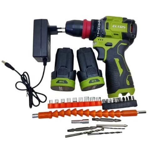 Шуруповерт аккумуляторный ELTOS ДА-16 DFR BL