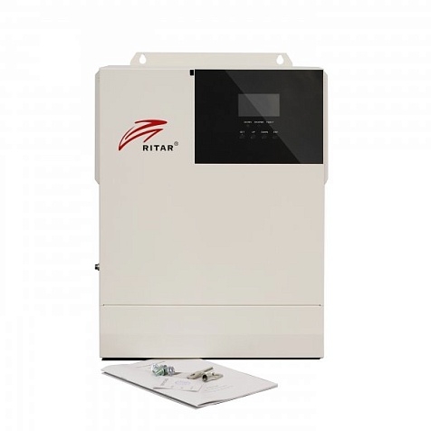 Комплект гибридный солнечный инвертор Ritar 5кВт + батарея 5КВт*ч