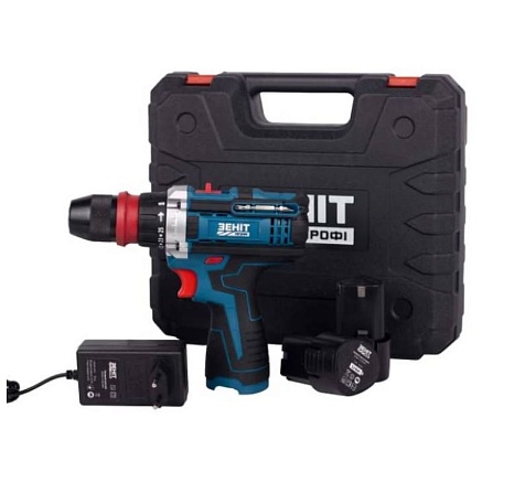 Шуруповерт аккумуляторный Зенит ЗПША-12/20 DFR профи