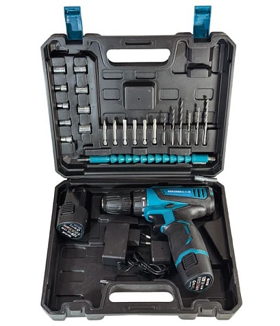 Шуруповерт аккумуляторный Sakuma BLUE CDC212B SET