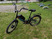 Електровелосипед TWIST 350W Li-ion 36V/10,4A чорно-синій