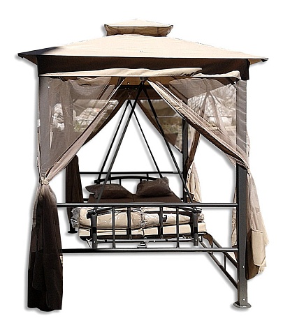 Садовые качели Ranger + тент, раскладная 3-х местная RA 7710