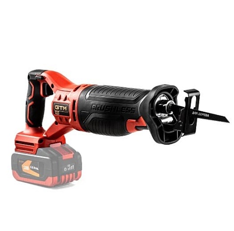 Пила сабельная аккумуляторная GTM RS18/150BL (каркас)