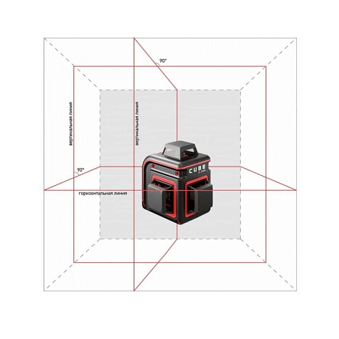 Нивелир лазерный линейный ADA CUBE 3-360 Home Edition (А00565)