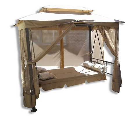 Садовые качели Ranger + тент, раскладная 3-х местная RA 7710
