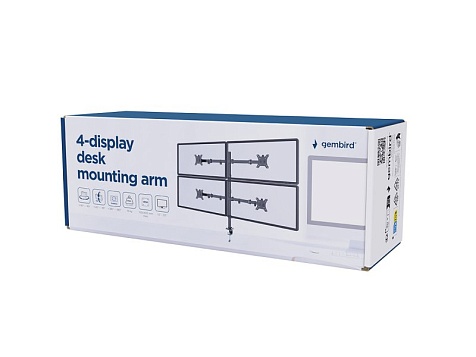 Кронштейн для монитора Gembird MA-D4-01