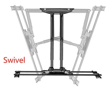 Настенный поворотный кронштейн для телевизора Gembird WM-80STR-01