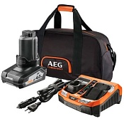 Аккумулятор + зарядное AEG SETL1240BLK