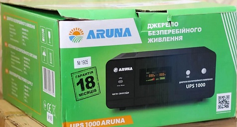 Источник бесперебойного питания ARUNA UPS 1000 (чистая синусоида)