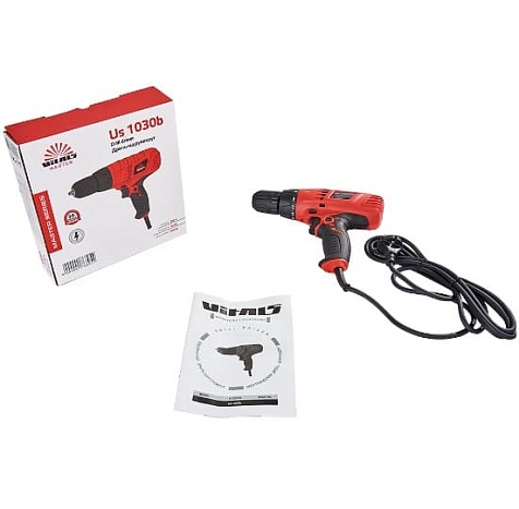 Дрель-шуруповерт электрический Vitals Master Us 1030b
