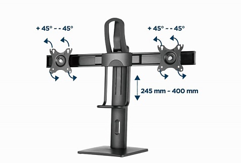 Кронштейн для монитора Gembird MS-D2-01