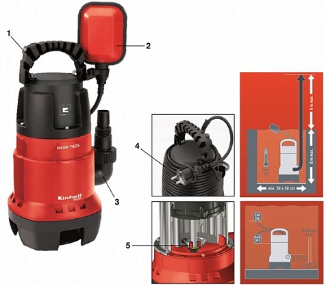 Дренажный насос Einhell GH(GC)-DP 7835