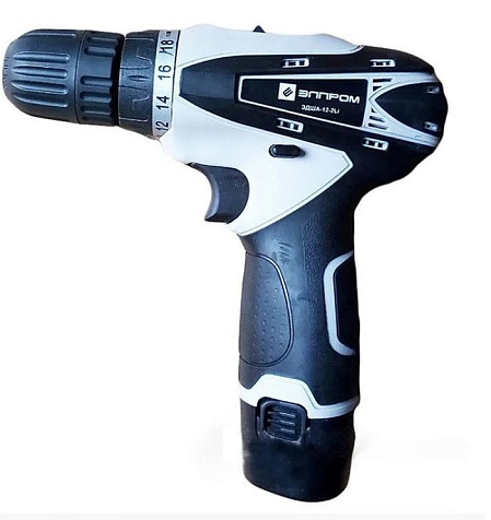 Шуруповерт аккумуляторный Элпром ЭДША-12-2Li