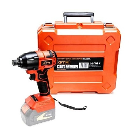 Гайковерт аккумуляторный GTM IS18/320BL (каркас)