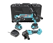 Набор аккумуляторных инструментов Grand 3 G МШУ-20BL/PRO+ДА-20/13UBL+АПЦ-20V/8"-4