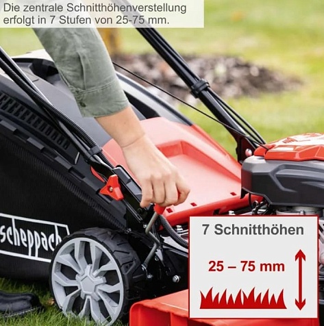 Газонокосилка бензиновая Scheppach MS225-56E (5911276903)