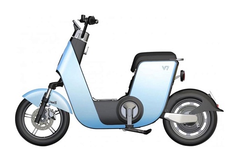 Электроскутер YADEA V7 Blue Lithium