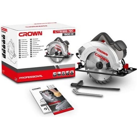 Дисковая пила CROWN CT15188-190 (301101)