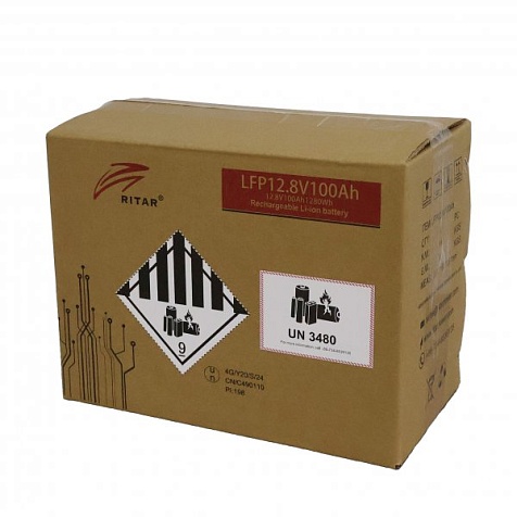 Літій-залізо-фосфатний акумулятор (LiFePo4) Ritar LFP12.8V100Ah G1