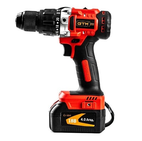 Шуруповерт аккумуляторный GTM DSI18/80BL