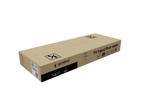 Напольная подставка для телевизора Gembird TVS-65S-01