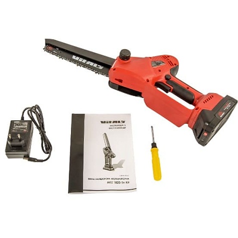 Пила цепная аккумуляторная Vitals AKZ 1820-1n Kit