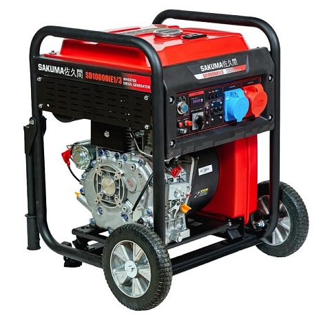 Генератор инверторный дизельный Sakuma SD10000iE1/3