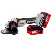 Угловая аккумуляторная бесщёточная ШМ CROWN CT23026-125XS-4 BMC (410146)