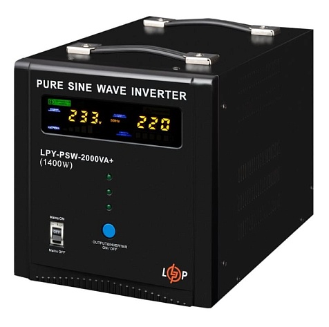 Источник бесперебойного питания (Инвертор) LPY-PSW-2000VA 10A/20A 24V